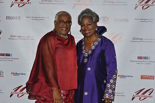 Katherine B. Smith and Barbara A. Perkins at the 10 year Anniversary of IBWPPI Gala and Awards Reception | Image | IBWPPI